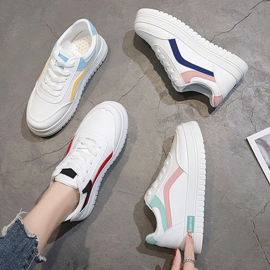 Wild casual white shoes
