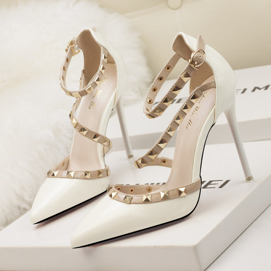 Women's Shallow Pointed Toe Stiletto High Heels