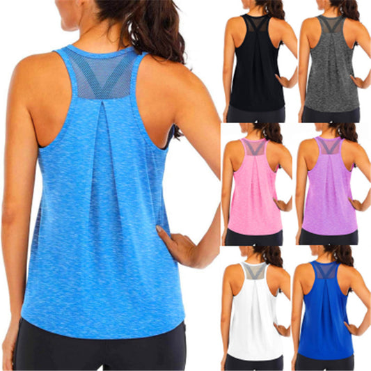 Yoga Sports Vest Women's Fitness Quick-drying T-shirt