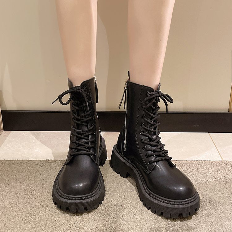 British Platform Female Boots