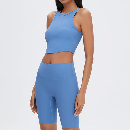 Sports Short Yoga Suit With Chest Pad